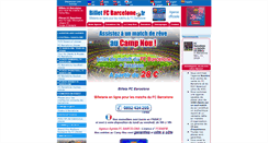 Desktop Screenshot of billetfcbarcelone.fr