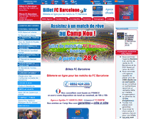 Tablet Screenshot of billetfcbarcelone.fr